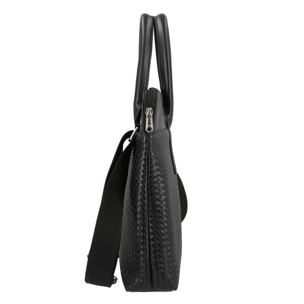 LA MAREY - 100% Polyurethan Laptop-Tasche, 40,5x7x30,5cm, schwarz image number 6