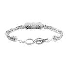 Royal Bali Kollektion - Borobudur-Armband, ca. 19 cm, 925 Silber ca. 23,10g image number 2