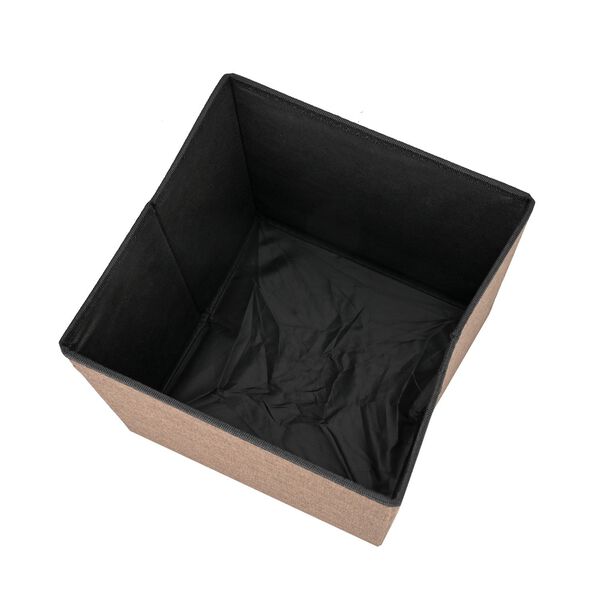 Sitzhocker mit Stauraum, braun image number 6