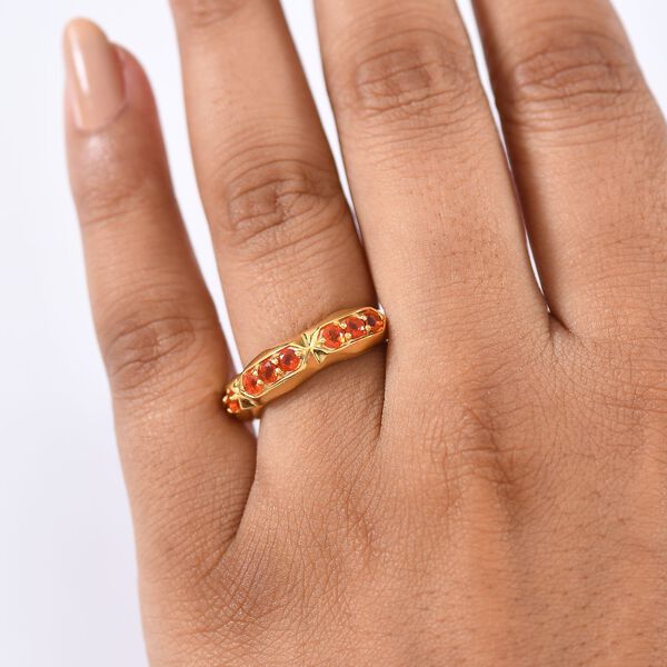 D'Joy AAA Blaze Feueropal Ring - 0,42 ct. image number 3