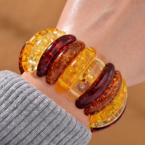 Erstellt Bernstein Armband Flexibel image number 1