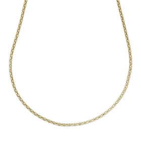 LA BELLA feinstes handgefertigtes Italienisches 925 Silber vergoldet Halskette ca. 50 cm ca. 7,06g