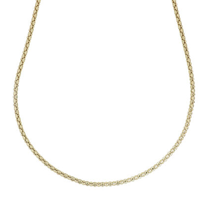 LA BELLA feinstes handgefertigtes Italienisches 925 Silber vergoldet Halskette ca. 50 cm ca. 7,06g