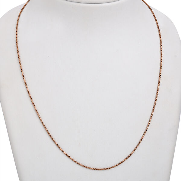 Silk italienische Venezianerkette in ros&eacute;vergoldetem Silber image number 1