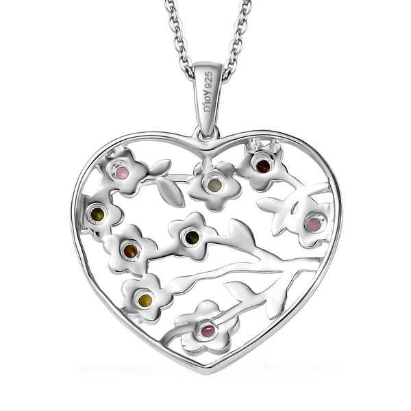 D'Joy Multi-Turmalin Anh&auml;nger mit 50cm Kette - 0,72 ct. image number 5