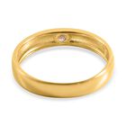 LUSTRO STELLA - Weißer Zirkonia-Ring, 925 Silber vergoldet - 0,30 ct. image number 4