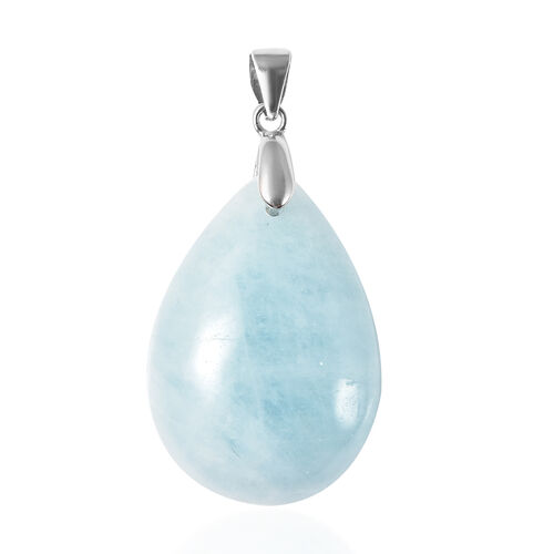 Aquamarin-Anhänger, 925 Silber Rhodium-Überlagerung ca. 25,00 ct image number 0