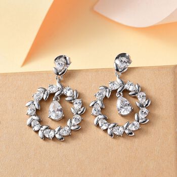 J Francis gefertigt mit SWAROVSKI- Zirkonia Ohrringe