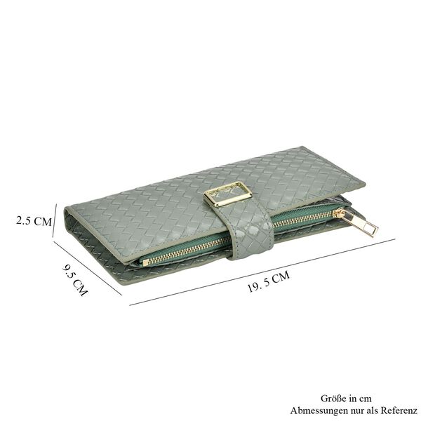 PU-Leder Brieftasche mit RFID-Schutz, olivgr&uuml;n image number 7