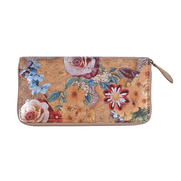 Kork Brieftasche mit RFID Schutz, Khaki image number 2