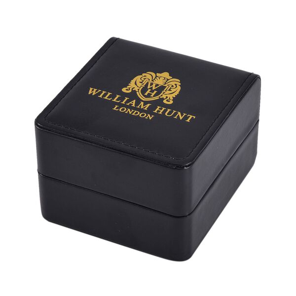 William Hunt - Moissanit-Akzentuhr, Schweizer Uhrwerk, Mineralglas und 5ATM Wasserresistenz, Edelstahl-Armband, goldfarben image number 9