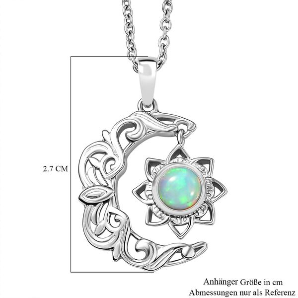 EverTrue Opal Anh&auml;nger mit 50cm Kette in Silberton - 0,41 ct. image number 7