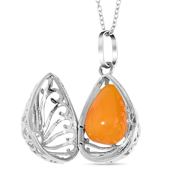 Austauschbarer Edelstein Anh&auml;nger mit Kette, ca, 50cm, ca. 0,01 ct. image number 4