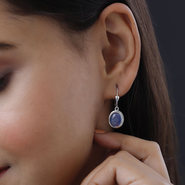 Boulder Opal Triplette Ohrringe, 925 Silber platiniert ca. 6.00 ct image number 2