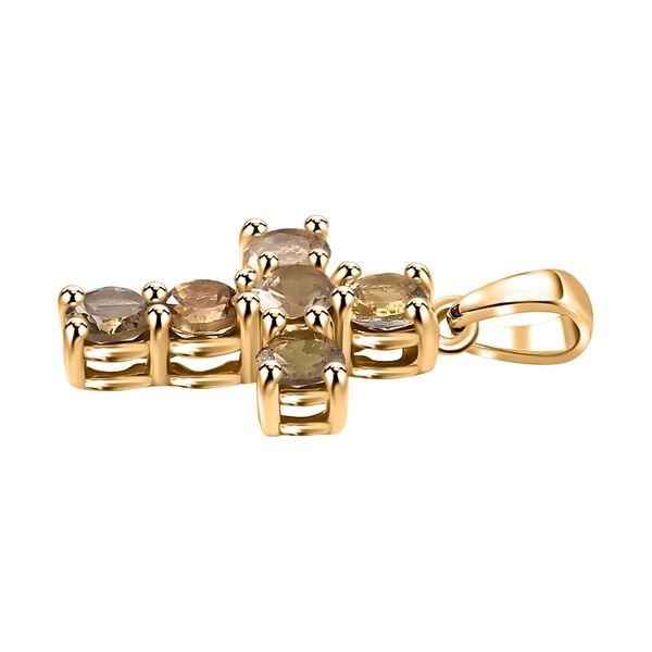 AA Nat&uuml;rlicher goldener Tansanit-Anh&auml;nger - 1,03 ct. image number 3