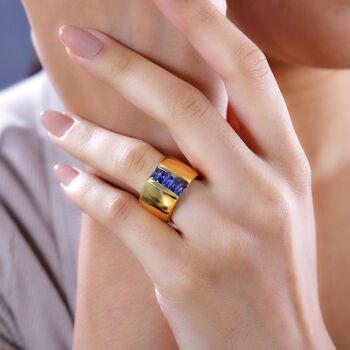 Tansanit Zirkonia Ring - 1,40 ct.