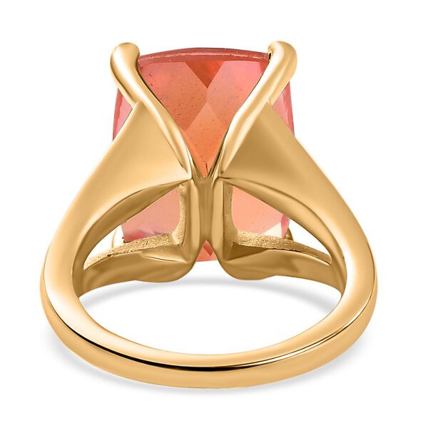 Padparadscha Quarz Triplett Ring - 12,96 ct. image number 6