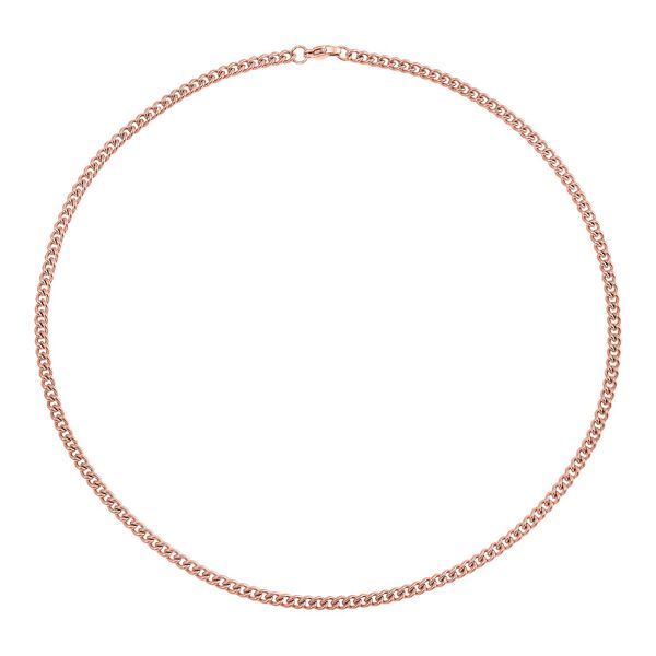 3er Set - Sehr Schick und Trendy Halsketten, Chirurgen-316L Edelstahl ros&egrave;farben image number 6