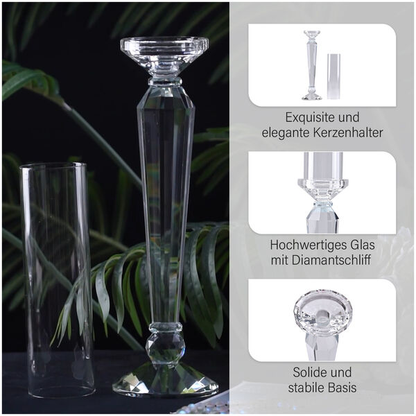 The 5th Season Kristall-Kerzenhalter, 59cm image number 5