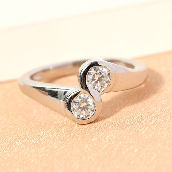 Moissanit Ring - 0,46 ct. image number 2