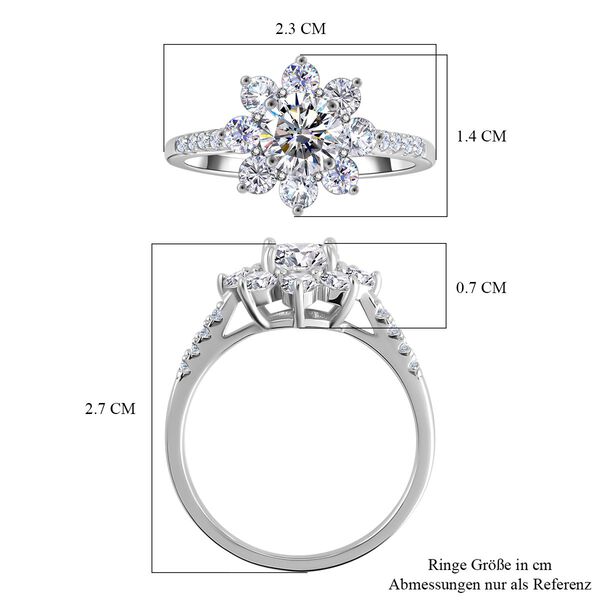 Moissanit Ring - 1,89 ct. image number 5