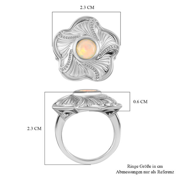 Natürlicher, äthiopischer Welo Opal-Ring - 0,84 ct. image number 7
