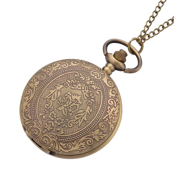 Strada - Taschenuhr, Japanisches Uhrwerk, bronzefarben image number 3