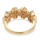Rhodolith Granat Ring 925 Silber vergoldet  ca. 2,98 ct image number 5