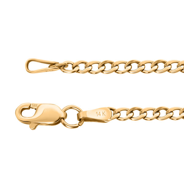 Cuban Kette in 585 Gelbgold, 60cm image number 6