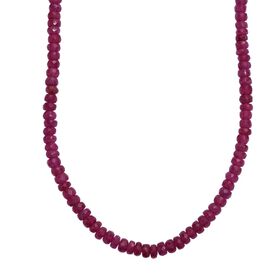 AA Afrikanische Rubin Halskette, 45 cm - 100 ct.