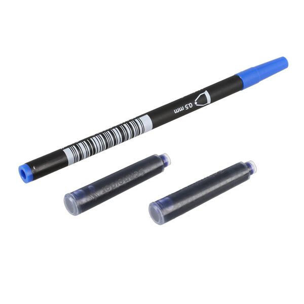 2er-Set F&uuml;llfederhalter und Tintenschreiber, schwarz image number 9