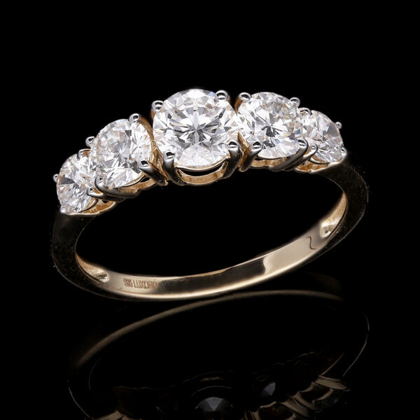 LUXORO IGI zertifizierter SI GH Labor Diamant Ring- 2 ct. image number 1
