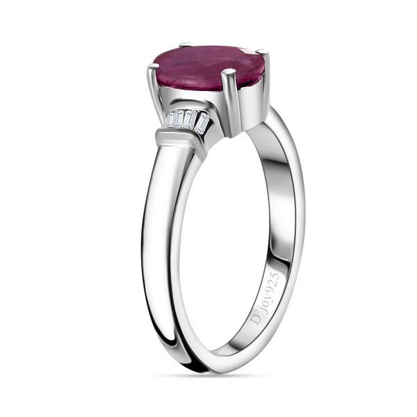 Afrikanischer Rubin und Diamant-Ring - 1,77 ct. image number 5