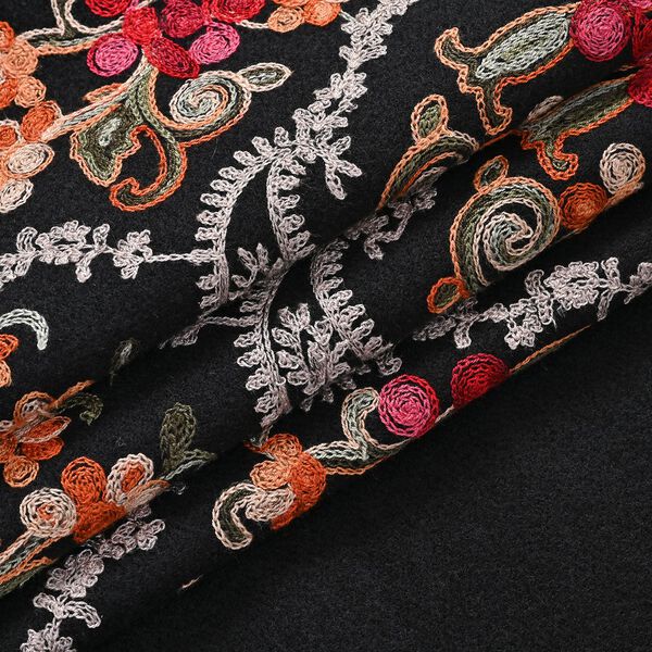 Bestickter Schal mit Paisley und Floralem Stickerei, Floral image number 5