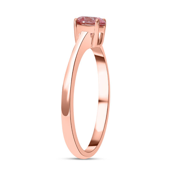 LUXURIANT SGL zertifizierter VS rosa Labor Diamant Ring in 585 Ros&eacute;gold- 0,50 ct. image number 3