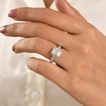 LUXURIANT DIAMOND - Lab Grown Diamant SI-GH Ring 925 Silber Rhodiniert (Gr&ouml;&szlig;e 18.00) ca. 2.00 ct