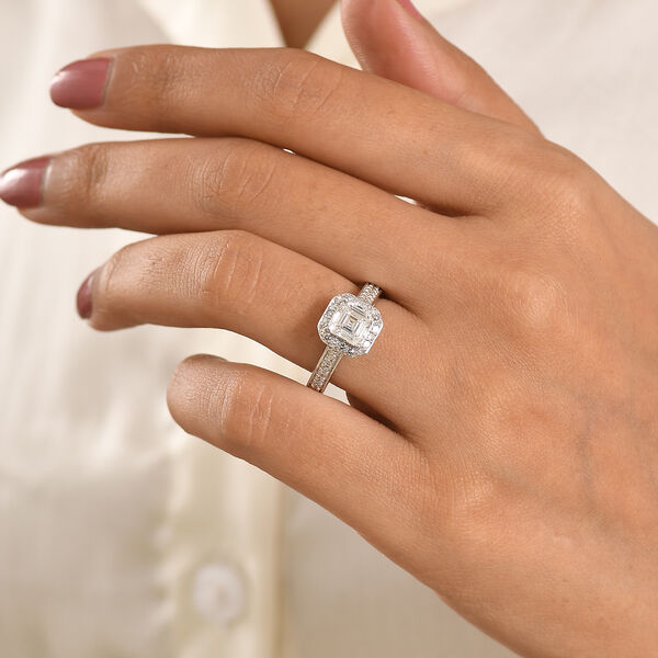 LUXURIANT DIAMOND - Lab Grown Diamant SI-GH Ring 925 Silber Rhodiniert (Gr&ouml;&szlig;e 18.00) ca. 2.00 ct image number 3