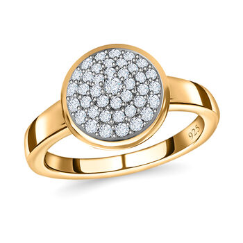 Moissanit Ring - 0,45 ct.