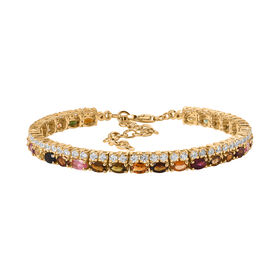 AA Multi-Turmalin Armband, 23 cm - 11,23 ct.