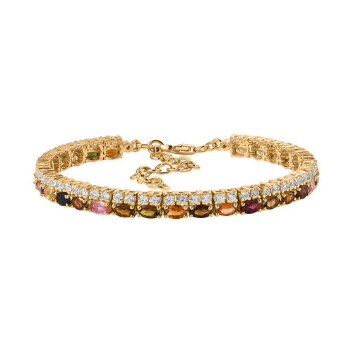 AA Multi-Turmalin Armband, 23 cm - 11,23 ct. image number 0