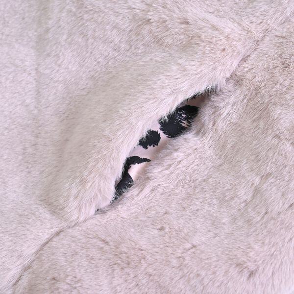 Wendbare Weste mit Kunstfell-Futter, Beige image number 7