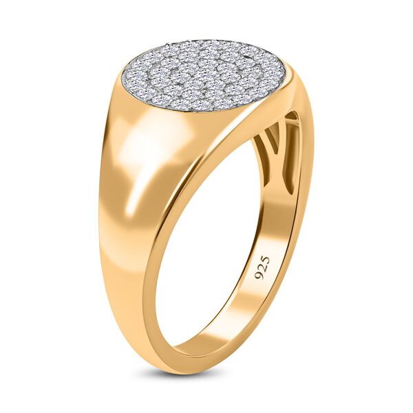 Moissanit Ring, ca. 0.60 ct image number 4