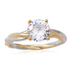 LUSTRO STELLA - Zirkonia Ring 925 Silber Bicolor  ca. 2,25 ct image number 0