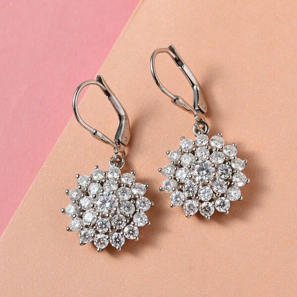 Moissanit Ohrh&auml;nger- 3,12 ct. image number 2