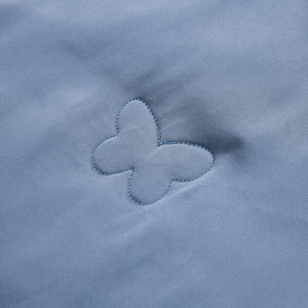 Serenity Night 100% Maulbeerseide Seidendecke mit 350gsm Seidenf&uuml;llung, 135x200cm, Blau image number 7