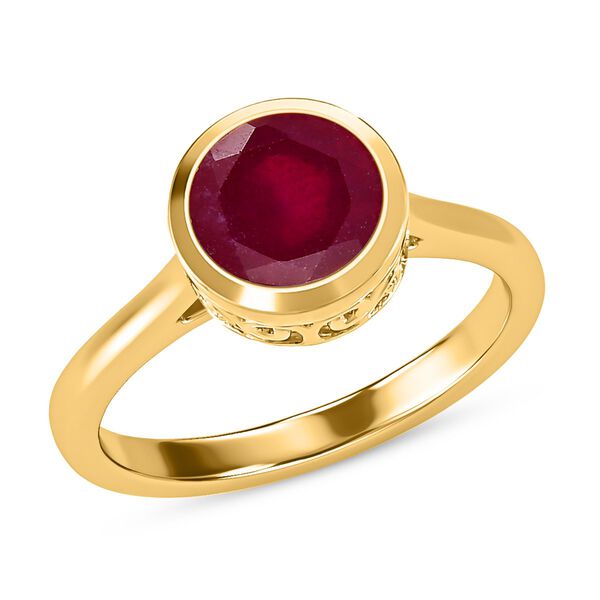 Afrikanischer Rubin (Fissure gefüllt) Ring - 2,81 ct. image number 4