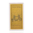 Ein Hauch von Luxus- 999er Goldplatte Tower Bridge