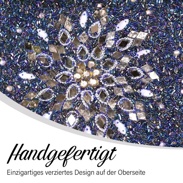 Handgefertigter 120-Ring Koffer, Blau image number 5