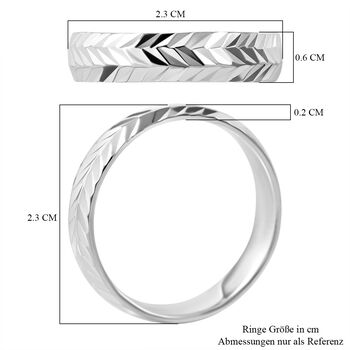 Bandring mit Diamantschliff-Muster