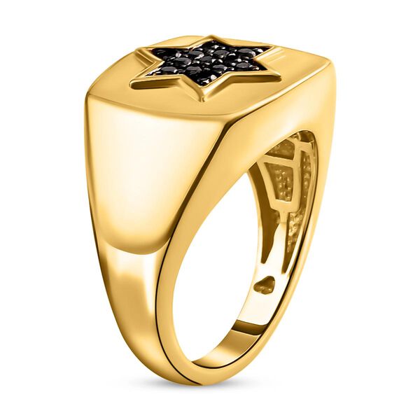 GP Celestial Dream Kollektion - Schwarzer Diamant und blauer Saphir-Ring - 0,35 ct. image number 5